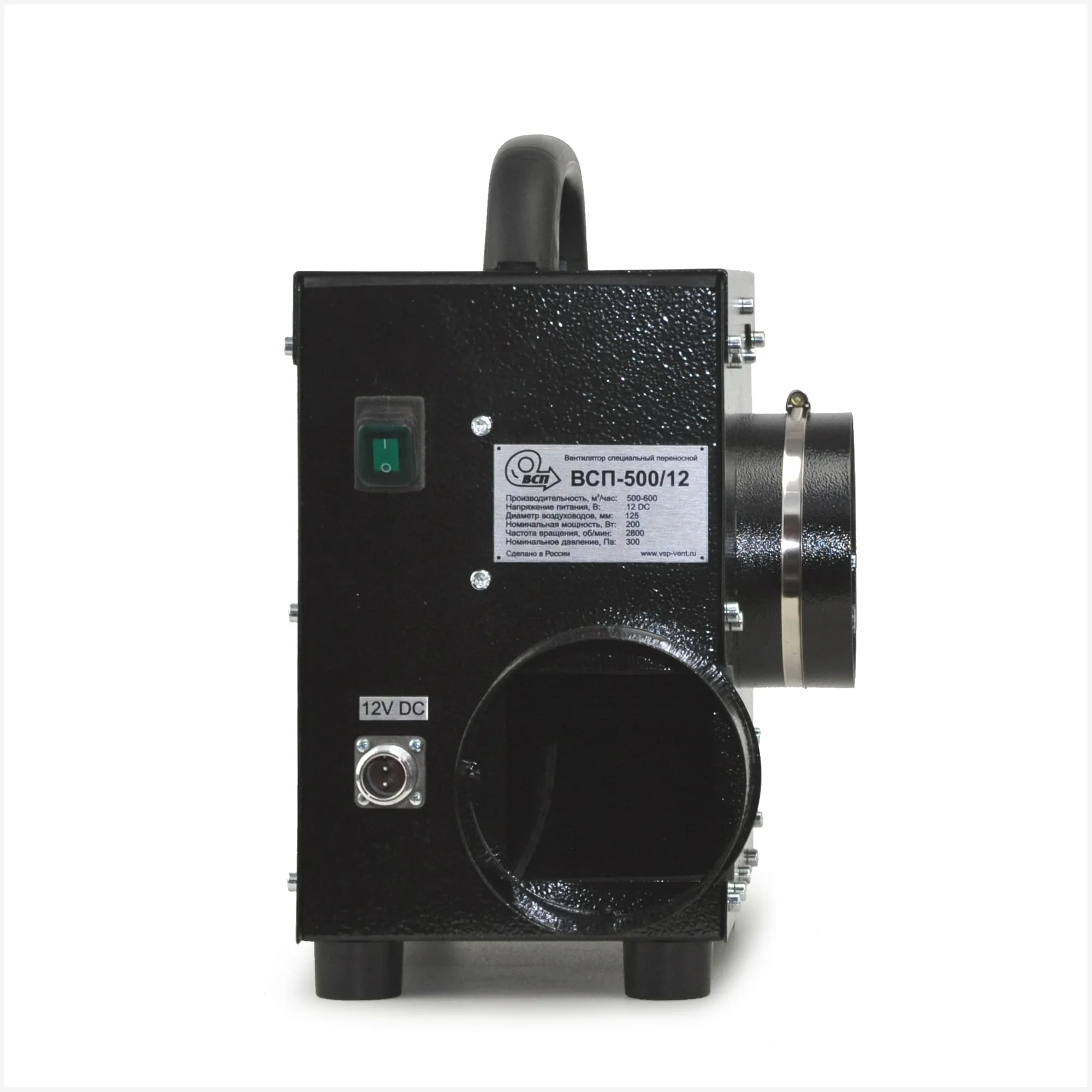 Переносной вентилятор ВСП 500/12 - Фото №3
